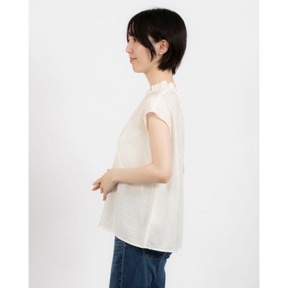 ドゥ アルシーヴ DOUX ARCHIVES スタンドフリルフレンチブラウス （OFWH）