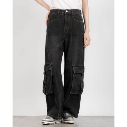 アルシーヴ archives Denim Cargo Pants (BLK) アルシーヴ archives Denim Cargo Pants (BLK)