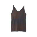 ドレステリア DRESSTERIOR Robert.P.Miller(ロベルト・ピー・ミラー)パネルリブ カップ付き キャミタンクトップ (トープ(354))