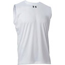 アンダーアーマー UNDER ARMOUR アンダーアーマー UNDER ARMOUR UA チーム スリーブレス シャツ メンズ レディース ノースリーブ タンクトップ 吸汗速乾 ジム トレ (101 WHITE)(4)