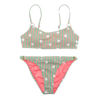 ロキシー ROXY COASTAL ESCAPE BIKIN【返品不可商品】 （グリーン）