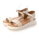 オー マイ サンダルズ Oh my Sandals ベルクロサンダル (アイボリー)