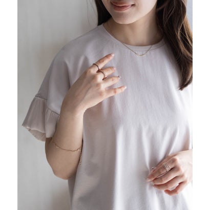 ハッシュアッシュ HusHusH 袖フリルプ