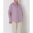 ファイン FINE カットスリーブオーバーシャツ (PURPLE)