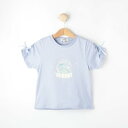 シューラルー キッズ SHOO・LA・RUE/Kids スノードームオーガンジーTシャツ (サックスブルー(090))