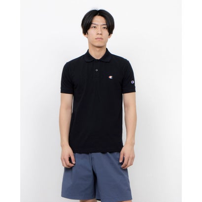 チャンピオン Champion メンズ POLO SHIRT_ C3-Z358 (ブラック)
