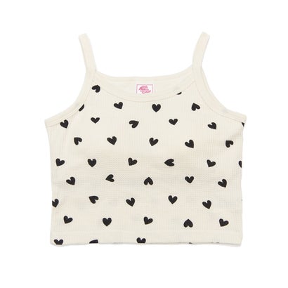 ジェーイーモーガン JEMORGAN ジェーイーモーガン JEMORGAN ハート柄ワッフルカップ付きクロップドキャ..