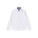 トーキョーシャツ TOKYO SHIRTS 【透け防止】 スキッパー 長袖 形態安定 レディースシャツ (パープル)