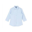トーキョーシャツ TOKYO SHIRTS 【透け防止】 レギュラー 七分袖 形態安定 レディースシャツ (サックス)
