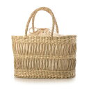 カシェリエ CACHELLIE C8648 SEAGRASS PATTERN TOTE/S (ナチュラル)