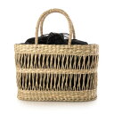 カシェリエ CACHELLIE C8648 SEAGRASS PATTERN TOTE/S (ブラック)