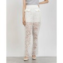 デニーローズ DENNY ROSE フロントフラップポイントレースパンツ (WHITE)