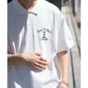 エアウォーク AIRWALK OVER SIZE ”Born to skate” short sleeve POLO shirts (ホワイト)