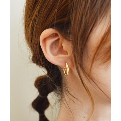 スタイロ styiro 痛くなりにくい メタルフープイヤリング（ゴールド2）