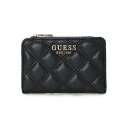 ゲス GUESS GIULLY Slg Zip Around Card Case (BLA)