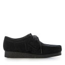 クラークス Clarks WallabeeEVO WP (Black Suede)(4)