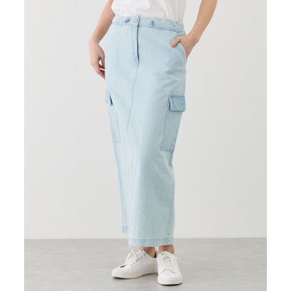 ジャイロ JAYRO ドロストウォッシュデニムスカート （ブルー1）