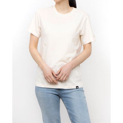 アディダス adidas レディス ラウンジ サンダルグラフィック 半袖Tシャツ JJ4094 (ベージュ)