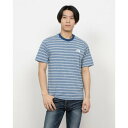 ザ・ノース・フェイス THE ザ ノース フェイス THE NORTH FACE メンズ 陸上/ランニング 半袖Tシャツ S/S Free Run Border Crewショートスリーブフリーランボーダークルー NT12591 (ブルー)
