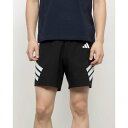 アディダス adidas メンズ フィットネス ショートパンツ アイコン スリーストライプス ショーツ JC5225 (ブラック)