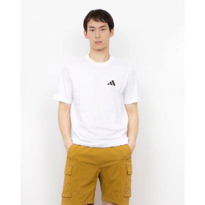 アディダス adidas メンズ 半袖Tシャツ Impossible Is Nothing グラフィック半袖Tシャツ JL6118 (ホワイト) アディダス adidas メンズ 半袖Tシャツ Impossible Is Nothing グラフィック半袖Tシャツ JL6118 (ホワイト)
