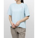 ルコックスポルティフ le coq sportif レディース 半袖機能Tシャツ 接触冷感ボックスTシャツ LT5SHTM3L (ブルー)