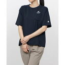 ルコックスポルティフ le coq sportif レディース 半袖機能Tシャツ 接触冷感ボックスTシャツ LT5SHTM3L (ネイビー)
