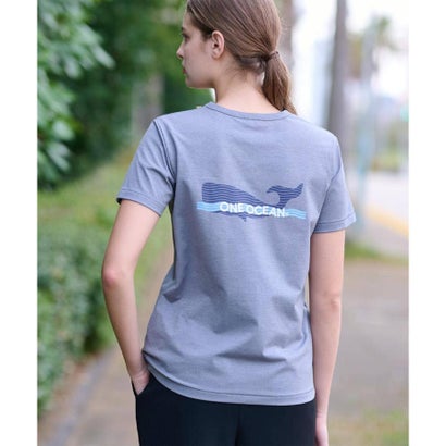 ドレステリア DRESSTERIOR 再生ポリエステルホエイルプリントTシャツ （グレー(012)）