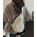 ミニミニストア miniministore ナイロンボディバッグワンショルダーバッグ (アイボリー)