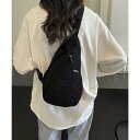 ミニミニストア miniministore ナイロンボディバッグワンショルダーバッグ (ブラック)