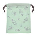 ラブトキシック Lovetoxic 部活犬巾着 (エメラルドグリ)