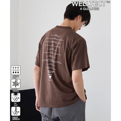 【WELLTECT】プリントTシャツ ー吸水速乾/接触冷感/UVカット/遮熱ー