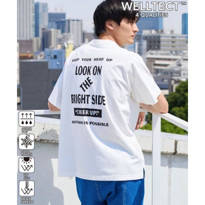 【WELLTECT】プリントTシャツ ー吸水速乾/接触冷感/UVカット/遮熱ー
