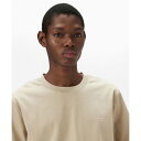 トミー ヒルフィガー TOMMY HILFIGER インターロックエンボスTシャツ (ベージュ)(4)