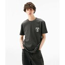 トミー ヒルフィガー TOMMY HILFIGER レギュラーフィットグラフィックTシャツ (ブラック)(4)