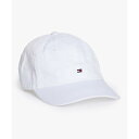 トミー ヒルフィガー TOMMY HILFIGER フラッグソフト6パネルキャップ (ホワイト)