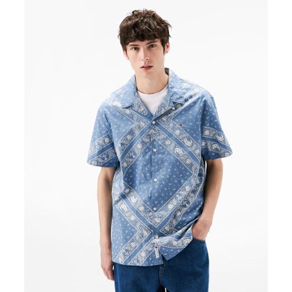 ȥߡ ҥե TOMMY HILFIGER 쥮顼륪Сץȥ硼ȥ꡼֥ ʥ֥롼