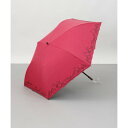 ジル スチュアート JILL STUART JILL STUART(ジル スチュアート) マーカーペインティング刺しゅう晴雨兼用傘(2段折り傘) (フューシャピンク)