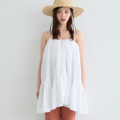 コカ coca ボリュームチュニックキャミソール (White)