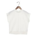 シアンプラス cy_an+ フレンチスリーブクロップドトップス (オフホワイト)