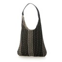 カシェリエ CACHELLIE C8597 JUTE TRIANGLE TOTE (ストライプ)