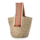 アースメイド EARTH MADE E7682 JUTE*TAPE 1HNDL TOTE (レッド)