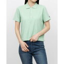 ジェーイーモーガン JEMORGAN カノコ素材/カノコリショート丈1ポイントワッペンポロシャツ/POLO/ ミニポロ/ルームウエア/ お泊りセット/旅行/韓国スタイル (ピスタチオ)