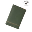 ビバリーヒルズポロクラブ BEVERLY HILLS POLO CLUB BHPCテックス名刺入 (グリーン)