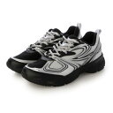 フィラ FILA レディース スニーカー FILA INTERUN 1RM02699G010 (ブラック×シルバー)