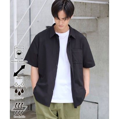 【爽多(R)】リラックス半袖シャツ ーストレッチ、吸水速乾、通気性、洗濯機洗い可ー