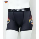 ディッキーズ Dickies ボクサーパンツ ファイヤーロゴ柄【返品不可商品】 (ブラック)