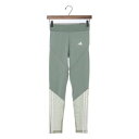 アディダス adidas レディース フィットネス レギンス ハイパーグラム フルレングス レギンス JC7377 (グリーン)