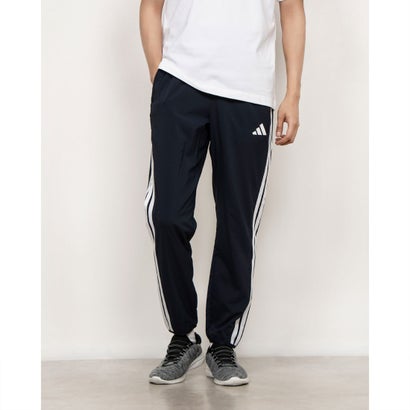 アディダス adidas メンズ クロスパンツ スリーストライプス ルーズフィット ライトウーブントラックパンツ JV7004 (ネイビー)