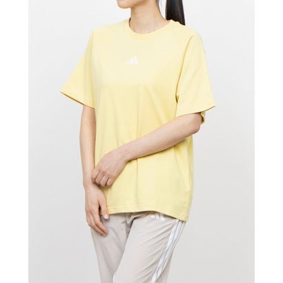 アディダス adidas レディース 半袖Tシャツ ワード 半袖Tシャツ JN9968 (イエロー)